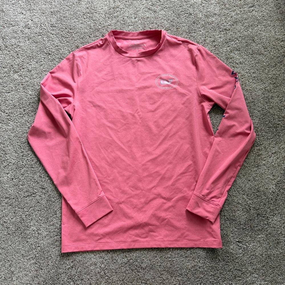 Vineyard Vines Performance Nantucket Red Washington DC Shirt Size Small